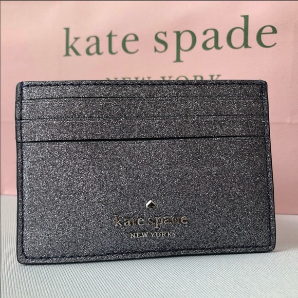 Kate Spade Joeley Glitter Slim CardHolder GiftBox - Picture 2 of 9